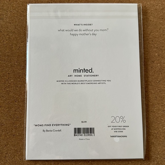 minted Mother’s Day Card - Picture 2 of 2